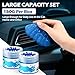 12 Pack Car Cleaning Gel Detailing Cleaner Putty Auto Clean Dust Mud Tools Accessories Kit for Car Interior Air Vent Dashboard Keyboard Home Office(Blue)
