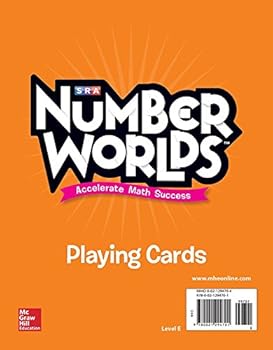Hardcover Number Worlds Level E Playing Cards Book