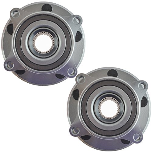 Image of TRQ Front Left and Right Wheel Bearing and Hub Assembly Set 2 Piece Compatible with 2011-2017 Honda Odyssey