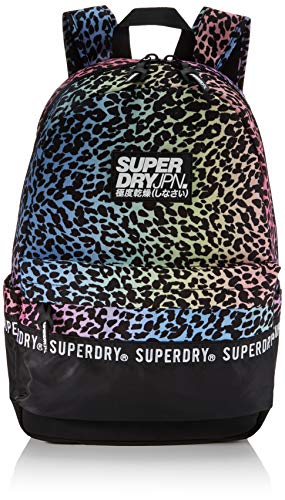 Preisvergleich Produktbild Superdry Damen Repeat Series Montana Rucksack Schwarz (Ombre Leopard)
