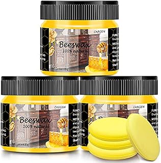 CARGEN 3 PCS Wood Seasoning Beewax Natural Beewax Traditional Wood Wax Multipurpose Beeswax