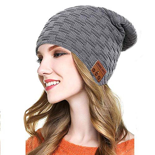 Beanie with Bluetooth, Version 4.2 Bluetooth Beanie Built in Stereo Headphone Headset Speaker