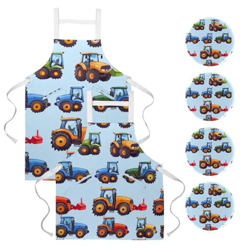 Tablier de cuisine anti-tache lot de 2 pour éviter les salissures