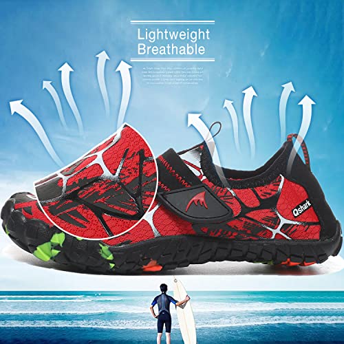 Image of Quickshark Kids Water Shoes Boys Girls Barefoot Aqua Socks Outdoor Indoor Quick Dry Sandals Lightweight Slip On Walking Sneakers for Beach Pool Swim (Little Kid /Big Kid)