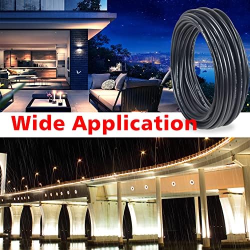 Miniatura 7 de Cable de cobre estañado aislado de PVC sólido de calibre 20 y 2 núcleos, longitud del cable de 50 pies, cable rojo y negro para iluminación LED