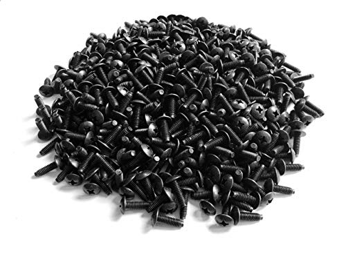 RackGold 12-24 Pilot Point Rack Mount Screws 500 Pack - USA Made!