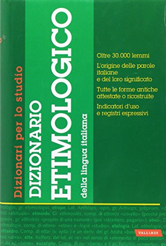 Dizionario etimologico. Studio Dizionario etimologico. Studio