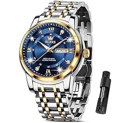 Gold and Blue-Men Watch5513