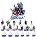 Avengers 25 szt. toppera na tort, wopin, ozdoba na tort urodzinowy, super bohater, tort do dekoracji, urocze ozdoby na babeczki, artykuły do dekoracji tortów, na urodziny, dekoracje dla dzieci, na imprezę