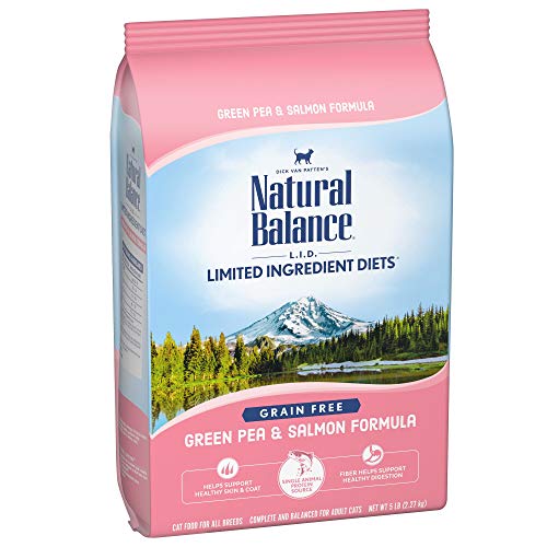 Natural Balance L.I.D. Limited Ingredient Diets Dry Cat Food, Green Pea & Salmon