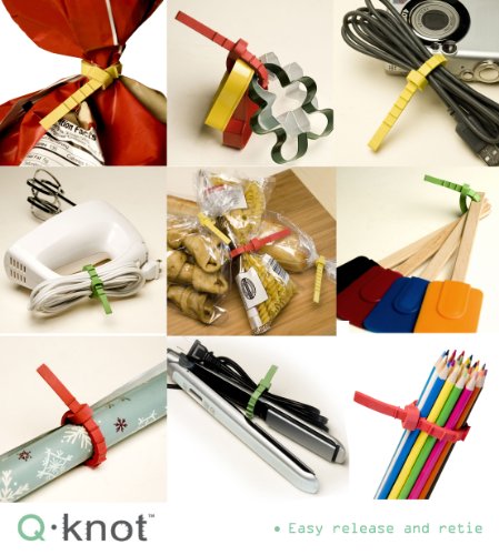 Q Knot Reusable Cable Tie, 25-Piece Pack #TOP2