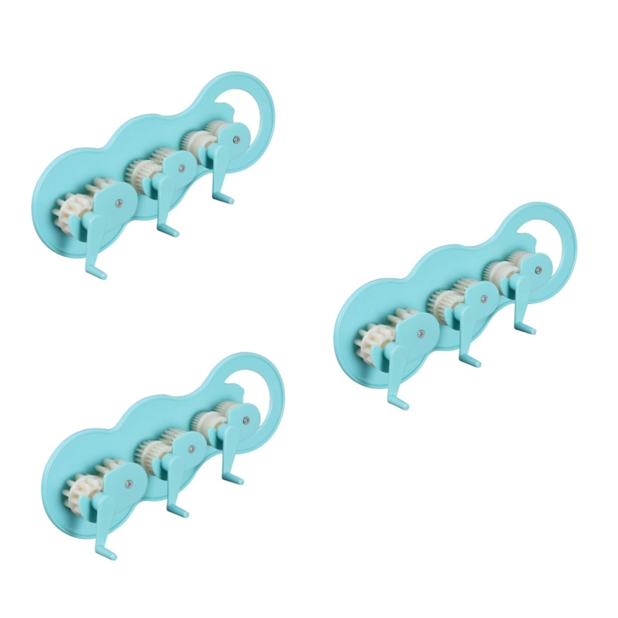 VILLCASE 3pièces Outil à Quilling Manuel pour Création De Formes De Vague Papier Accessoire Bricolage Bleu Ciel