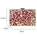 Fawziya Floral Evening Bags And Clutches Glitter Envelope Clutch Bags For Women-Red