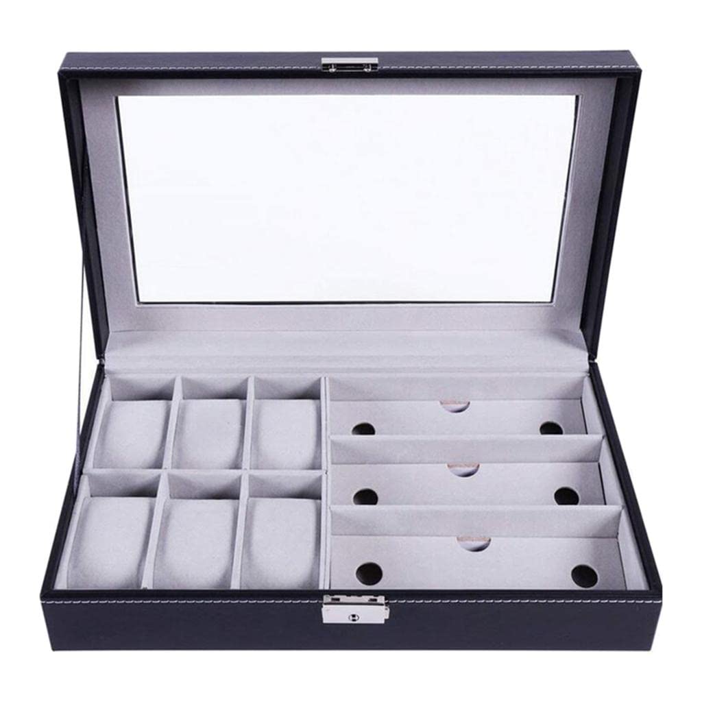 Loom Tree Watch Jewellery Display Storage Box Leather Sunglasses Organizer Case Holder (B09ZPKCNZB) Amazon Price History, Amazon Price Tracker