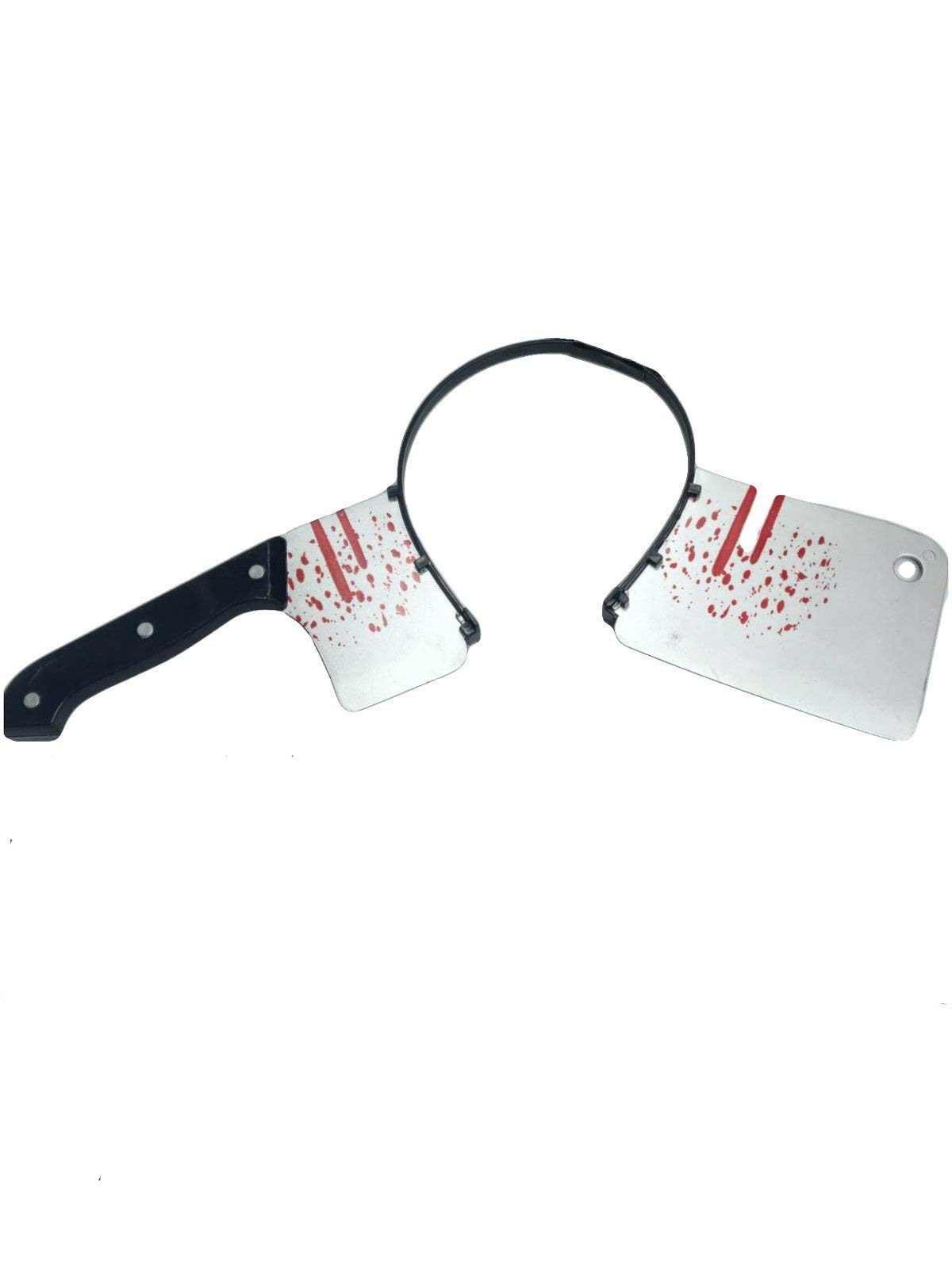 BookMyCostume Bloody Butcher Knife Headband Fancy Dress Accessory - Halloween Adults Silver/Black (B08KT3M97R) Amazon Price History, Amazon Price Tracker