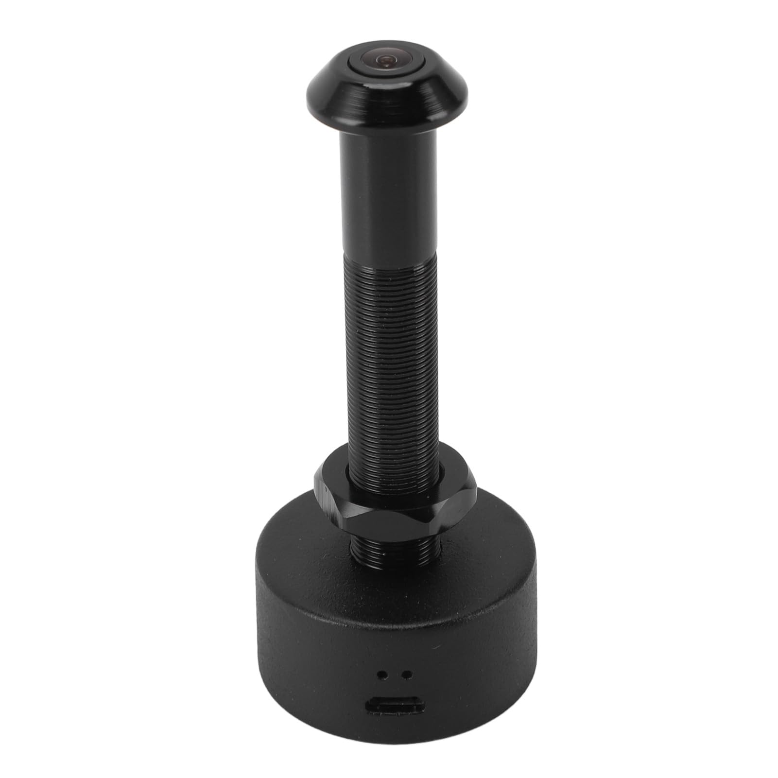 Peephole Camera, Night Vision Door Viewer with Mobile Detection and 170° Wide Angle Lens, 1080P HD Video Doorbell with APP for Home Security (Black)