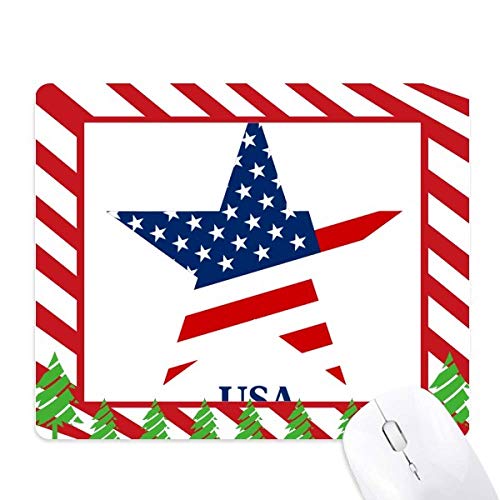 star modèle pavillon aux Ã‰tats - unis en amérique tapis de souris canne de noël du tapis.