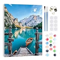 Anatra Dipingere con i Numeri Adulti Kit per Pittura a Olio Fai