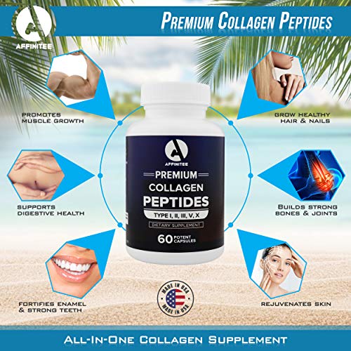 image for Affinitee Products Affinitee Multi Collagen Peptide Hydrolyzed Capsule