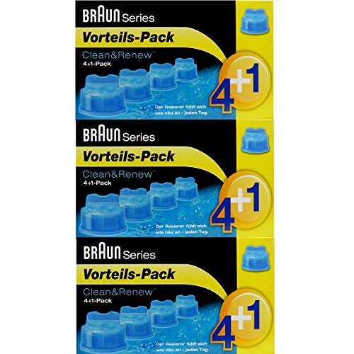 3er Pack 4+1 Pack Braun Clean & Renew CCR 4+1 - 5 x 170ml