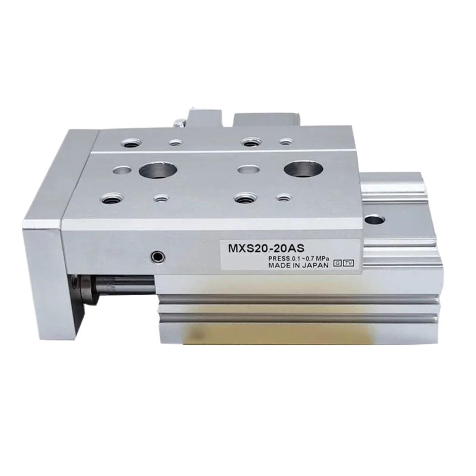 Vérin pneumatique résistant aux vibrations pour table coulissante MXS