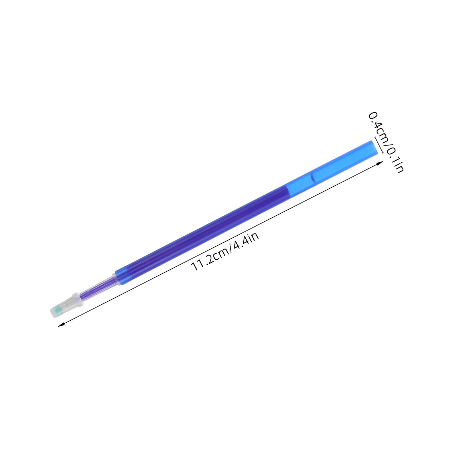 400 Pièces Recharge Stylo Effaçable Bleue Mines Gel Thermosensibles pour Écriture Précise et Correction Rapide Recharge pour Étudiants et Dessin
