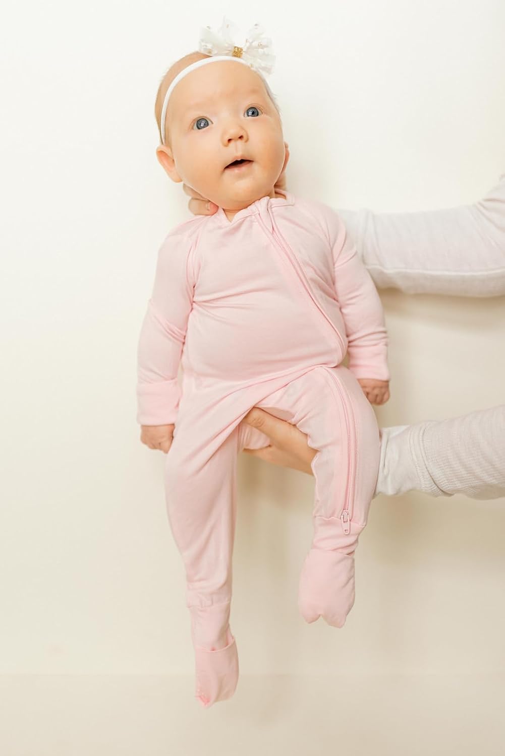 Stroller Society Baby Footie Jumpsuit, Baby Girl Jumpsuit, Baby Boy Jumpsuit, Baby Romper, 0-3 Months, Viscose from Bamboo