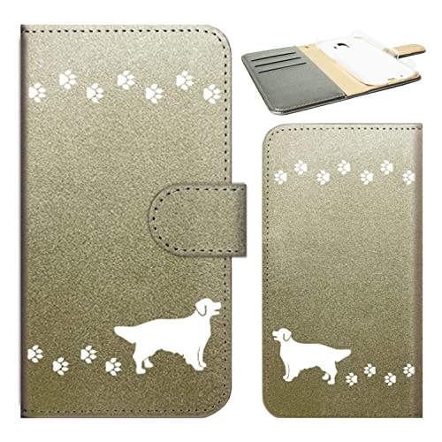 �K�[���Y�l�I �ėp AQUOS wish5 SH-52F �ƌ݊����̂���P�[�X �蒠�^ �X�}�z�P�[�X �g�уJ�o�[ �ϏՌ� (���ʂ̂��U��/�z���C�g �S�[���f�����g���o�[) SHARP SH-52F-PD-SVR-YSZ-01518