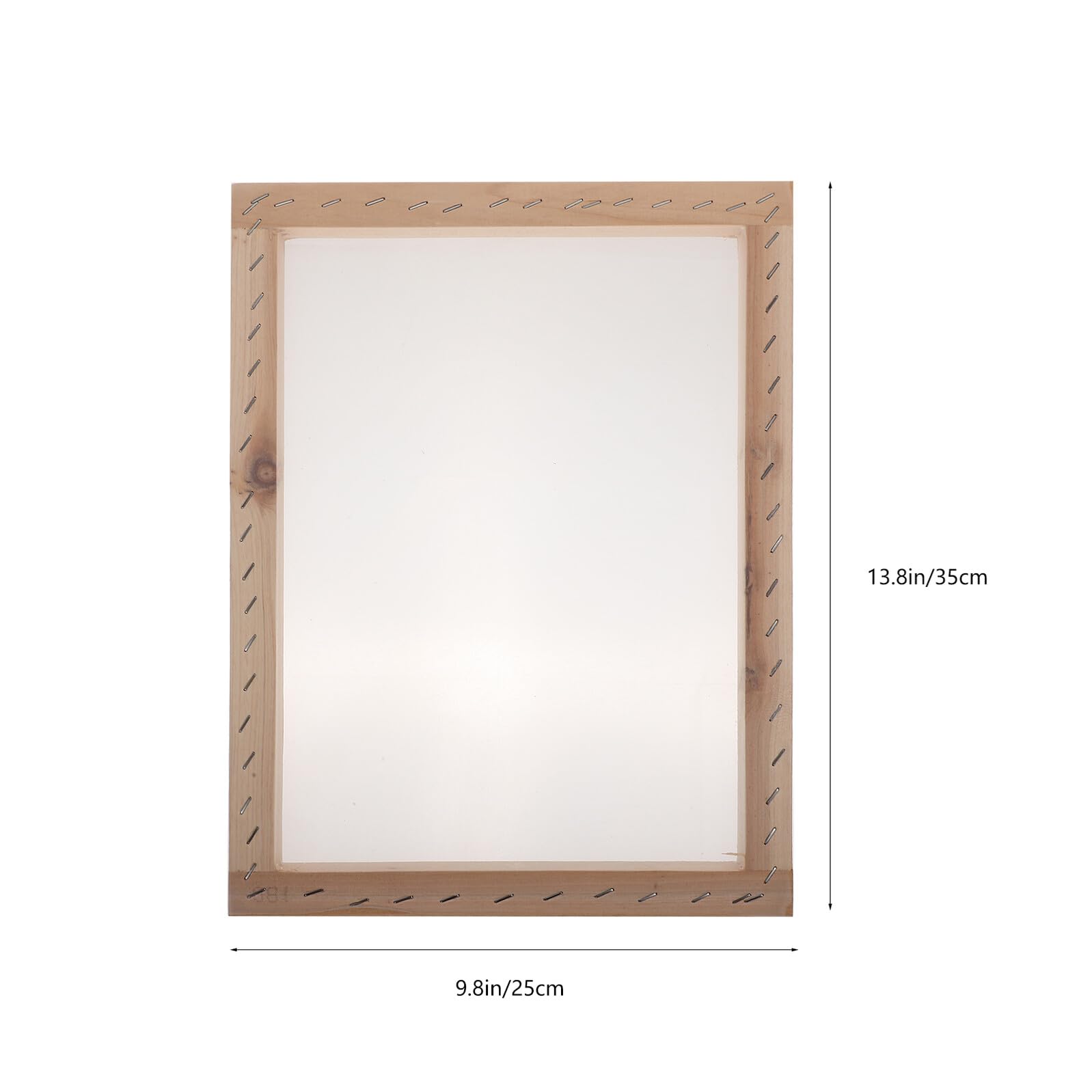 Housoutil 3 Pezzi Telaio Serigrafia in Legno per DIY Cornice Stampa Artigianale Leggera e Compatta per Tessuti Magliette e Progetti Creativi e Adulti