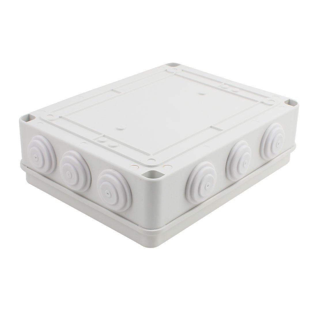 YXQ 255mmx200mmx80mm IP65 Waterproof Junction Box Electric Project Case Enclosure with Holes(10" x 7.9" x 3.1") 2