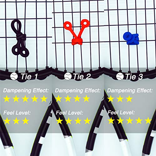 Tannius Tennis Racket Vibration Dampener, 3 Designs(4-6 Packs), Racket String Shock Absorber, Great Tennis Gift #TOP1