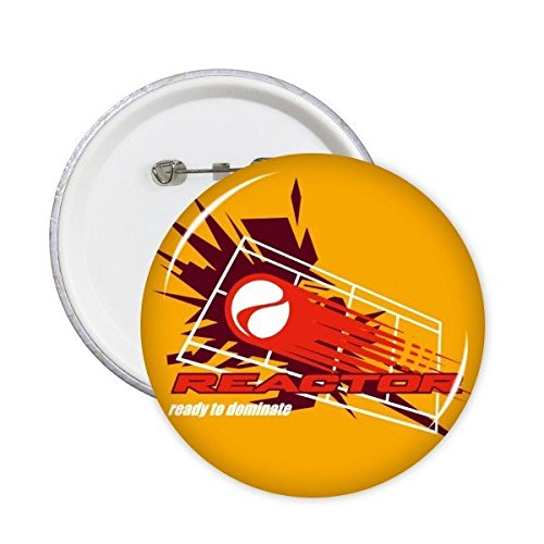 Pins Prêt-à-Dominate Graffiti Street Culture, lot de 5 grands badges ronds XL ultra résistants