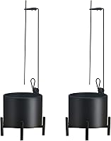 Fanhuaruyi 2 Pack Metal Incense Burner Holder - Anti-Ash Flying Design, Stable 4-Leg Base for Sticks, Ideal for Meditation, Yoga & Home Decor