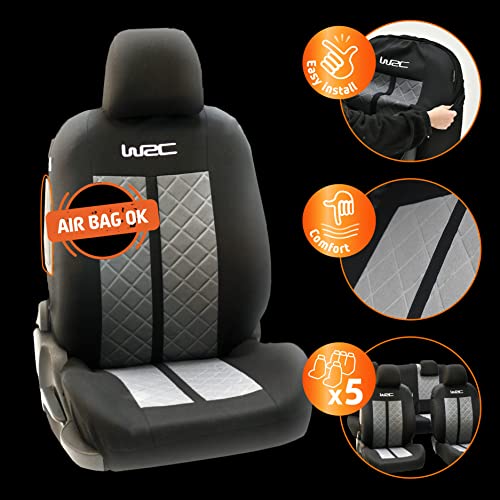 Housses de siège voiture universelles WRC pour vos départs en vacances en famille - 3
