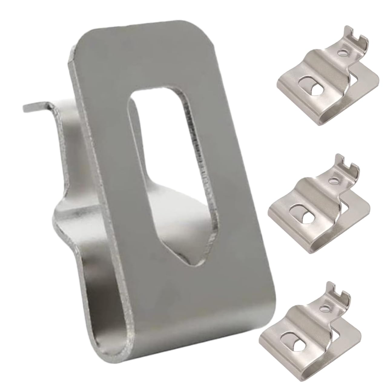 HOMSFOU 20pezzi Ganci Clip Per Cintura Inossidabile Per Trapano Elettrico Supporto Per Utensili Compatibile Con Organizzazione Efficiente Degli Strumenti