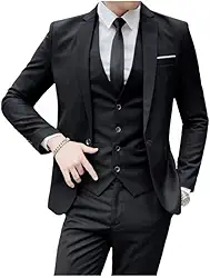 Conjunto Masculino Blazer e Calça Slim Fit, Traje Social para Casamento, Formatura, Trabalho