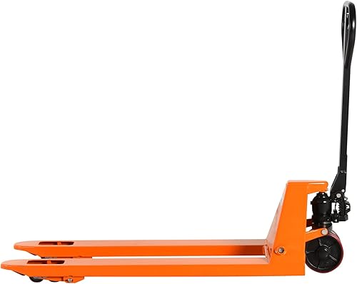 Tory Carrier Manual Pallet Jack 6600 Lb. Capacidad, Camión de Paleta 48 × 27 W Horquilla Tamaño Standard Duty Hand Trucks