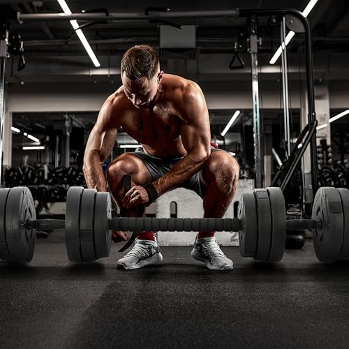 Image of Fitvids Adjustable Dumbbells, 60lbs Free Weight Set with Connector, Multiple Function Dumbbells Set Barbell, Kettlebells, Push up Stand, Weight Plate, Fitness Exercises for Home Gym