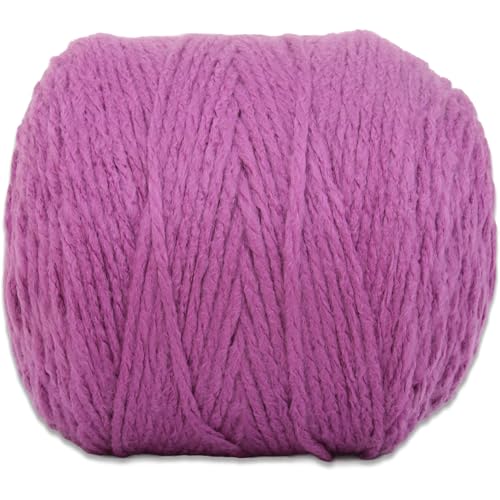 Image of ThreadArt Chunky Yarn Big Cake, 300g (316 Yards - Magenta 10 | Super Bulky #6 for Hand Knitting & Crocheting - 100% Soft Acrylic for Blanket Yarn