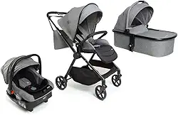 Safety 1st, Travel System Magnific, 5 em 1, Grey Denin