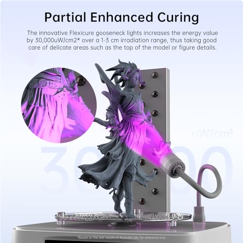 ANYCUBIC Wash and Cure 3 Plus Station, Size-Upgrade Wash Cure Machine with Gooseneck Lights, Dual-Layer Design and IPA Saving, for Anycubic Photon Mono M5 Saturn LCD/SLA/DLP 3D Printer