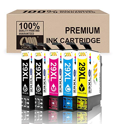 CMCMCM Cartouche d'encre compatible Epson 29 29XL compatible avec Epson Expression Home XP-235 XP-245 XP-247 XP-255 XP-342 XP-332 XP-335 XP-345 XP-355 XP-352 XP-432 XP-435 XP-442 XP-445