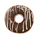 Viahwyt Coussin rembourré Galette de chaise Sweet Donut Simulation aliments Jouets en peluche Coussin fantaisie Taies d'oreiller pour chambre de fille de voiture Canapé Restaurant Home Decor