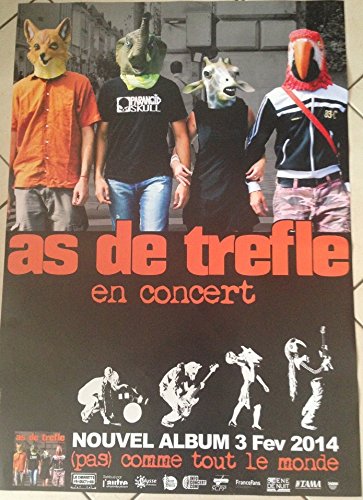 Poster As de Trèfle 70x100cm : décoration murale élégante pour bureau