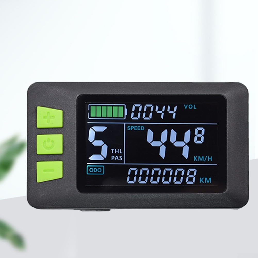 Compteur LCD ABS 87mm pour E-Scooter 5PIN Compteur LCD ABS 87mm