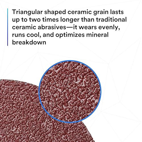 3M ABR-982C-36-7x0.825(25) Cubitron II Fiberscheibe, 17,8 x 2,2 cm, Klasse 36+ (25 Stück)