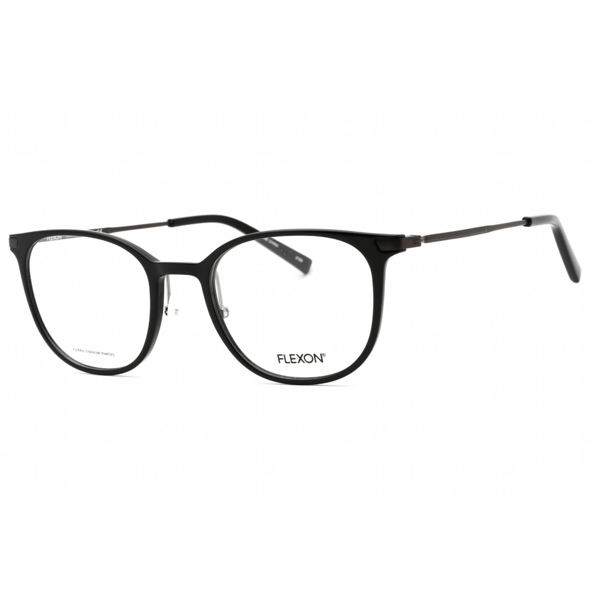 Flexon Unisex 001 Shiny Black Ep8002 59456 Sunglasses, 52