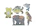 Produktbild EAST-WEST Trading GmbH Bügelperlen Stiftplatten Tiere, Bügelperlen Steckplatten, 5 Verschiedene Motive Elefant, Bär, Papagei, Fisch, Delphin