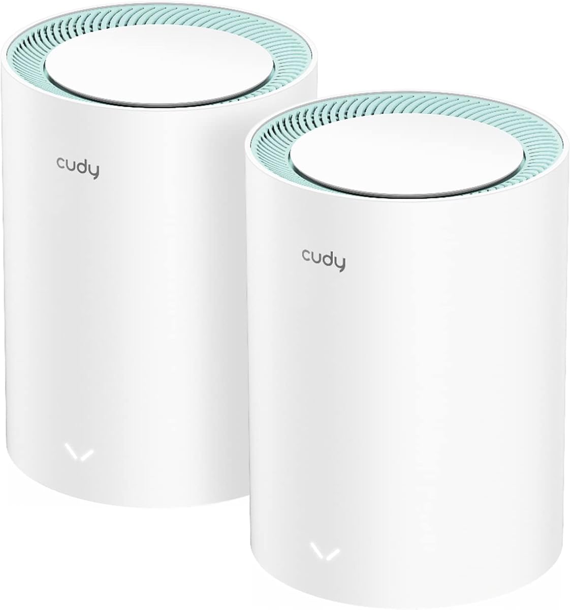 Cudy AC1200 Gigabit Sistema WiFi de Malla Completa, Banda Dual, Extensor WiFi, Puertos Gigabit, Antenas de Alta Ganancia, VPN, Cloudflare, Conecta hasta 100 Dispositivos, M1300 2 Paquete