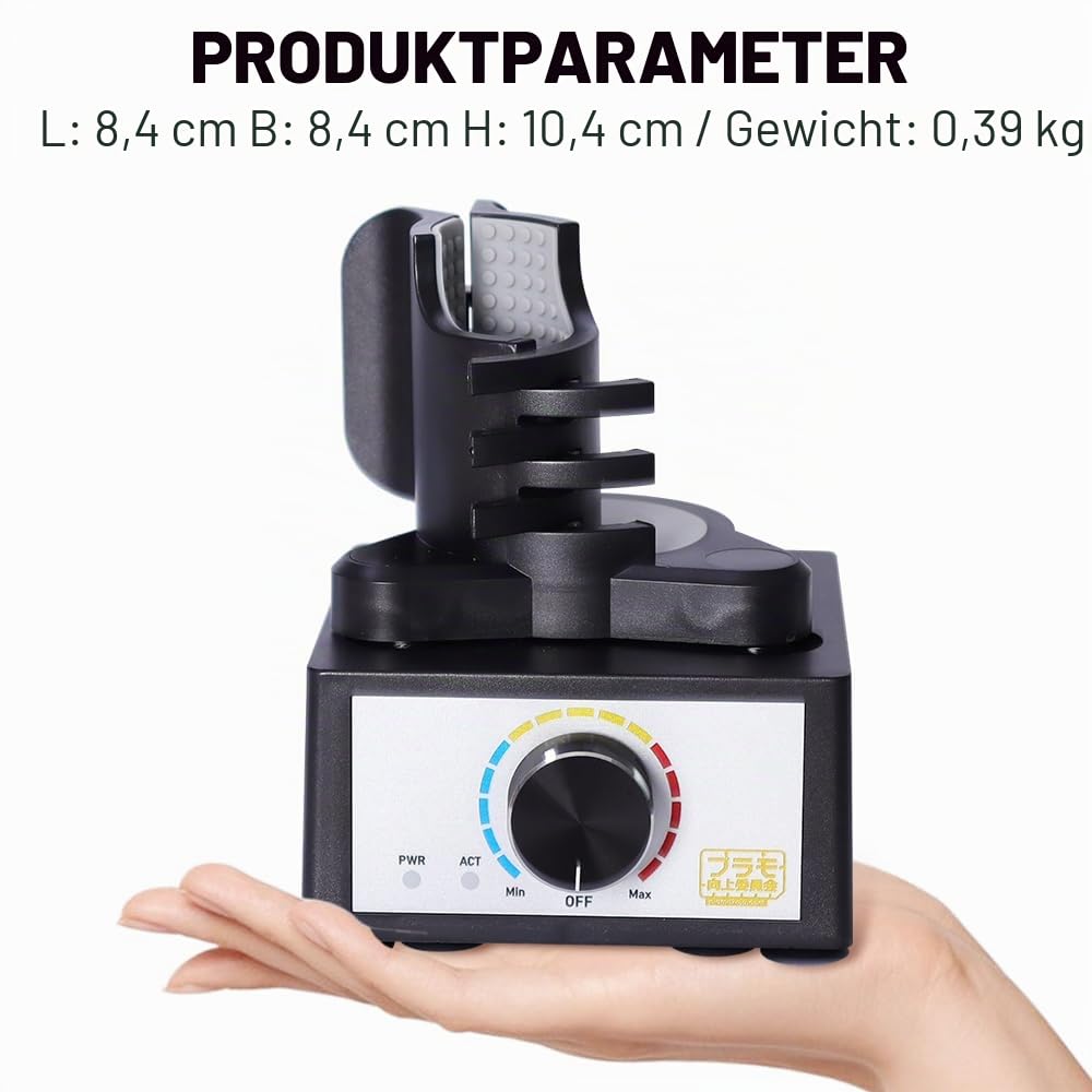 Mini Vortex Mixer, DIY/Gundam Modell Farbstreuer, freihändig, 300~2400 U/min, dreistufige Geschwindigkeitsmischung, geeignet 10-100 ml Shaker, für Farbe, Nagellack, Labor, Farben Acryl,